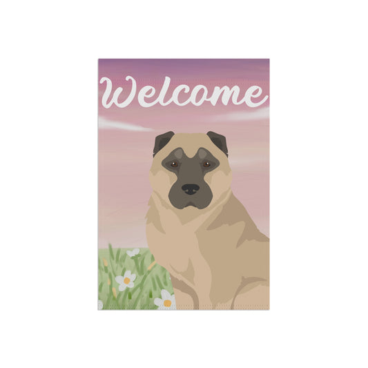 American Gampr Dog Welcome Garden Flag