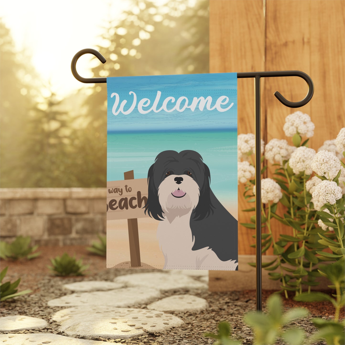Lhasa Apso Dog Garden Flag