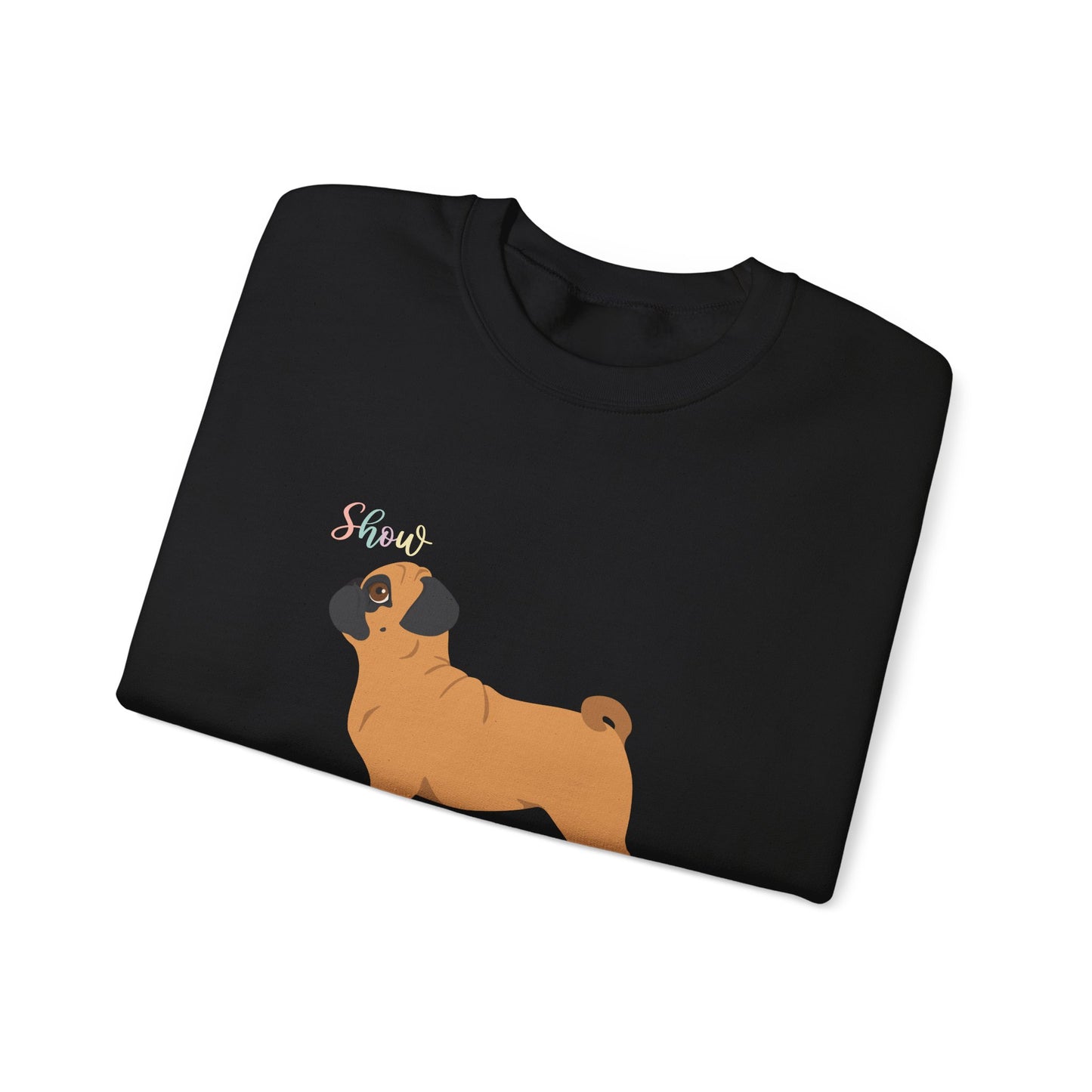 Pug Dog Unisex Heavy Blend Crewneck Sweatshirt