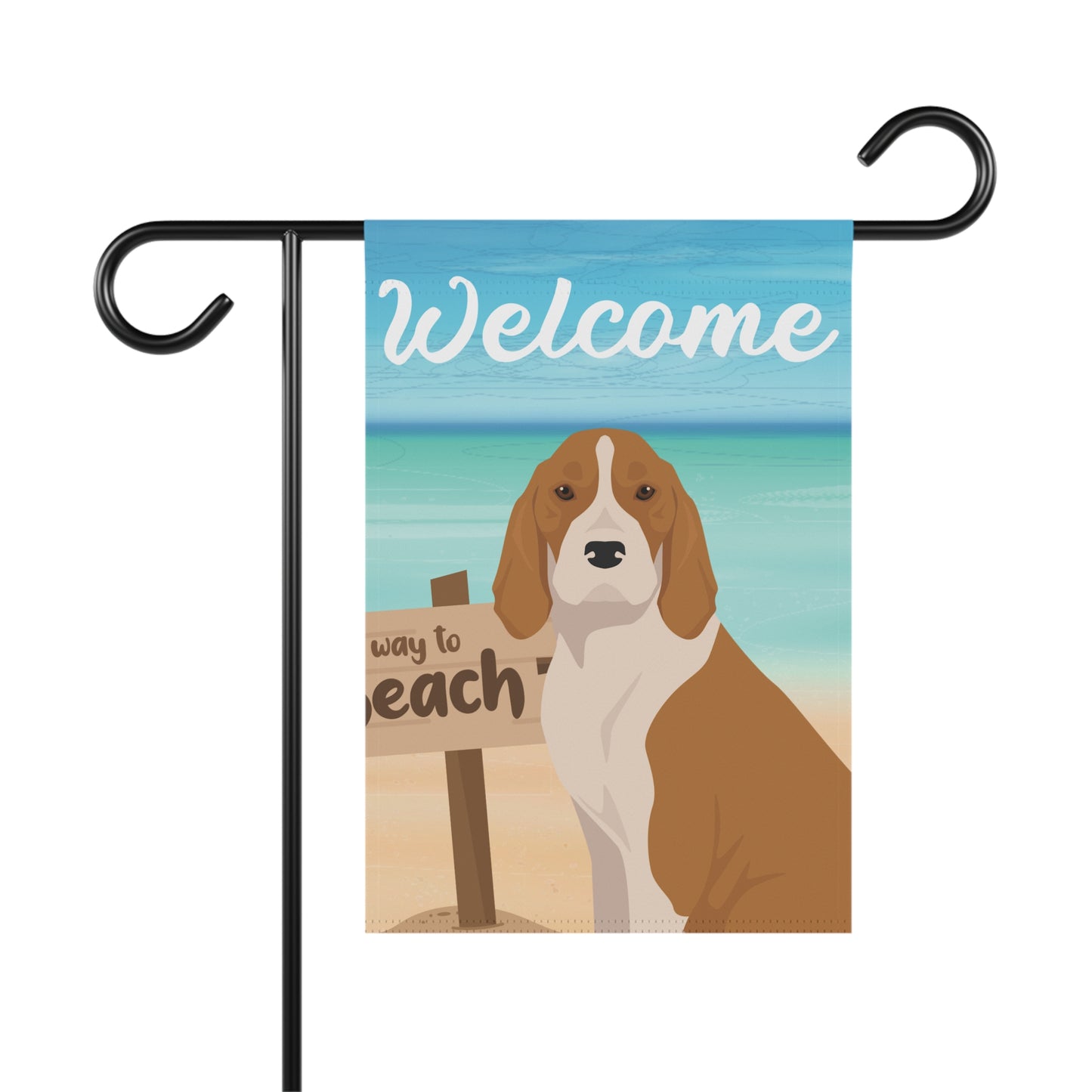 American English Coonhound Dog Garden Flag