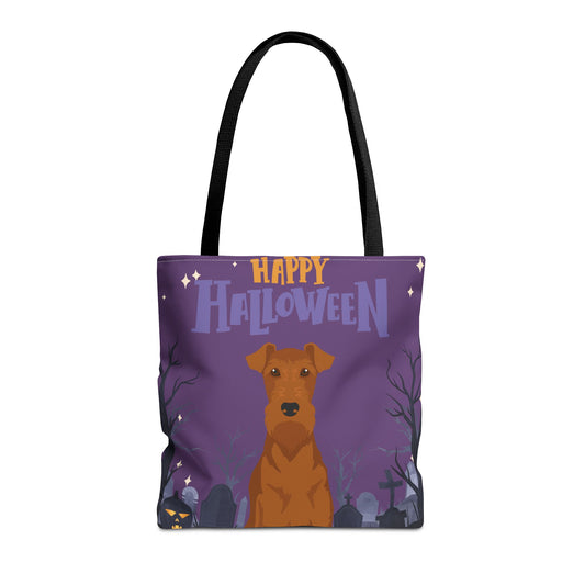 Irish Terrier Dog Happy Halloween Tote Bag 16x16