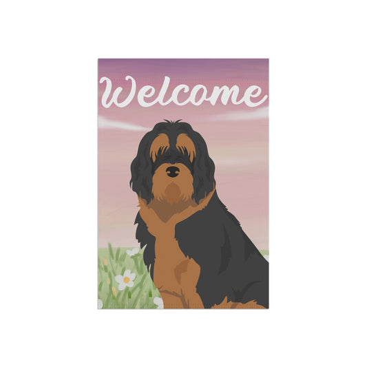 Otterhound Dog Welcome Garden Flag