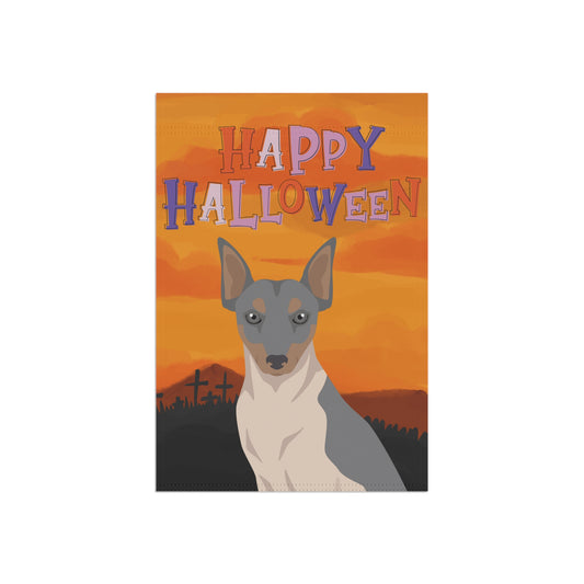 Brazilian Terrier Dog Halloween Garden Flag