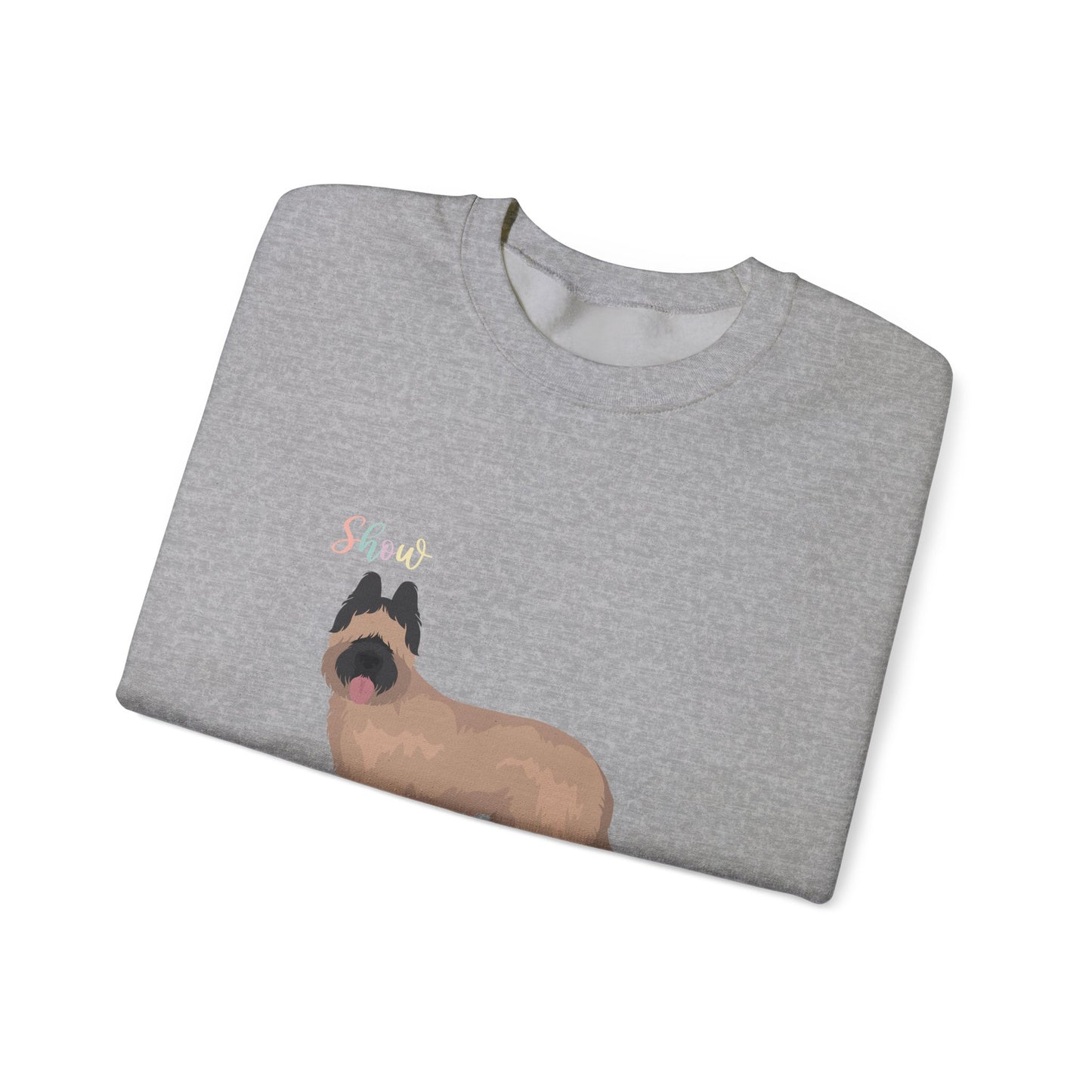 Briard Dog Unisex Heavy Blend Crewneck Sweatshirt