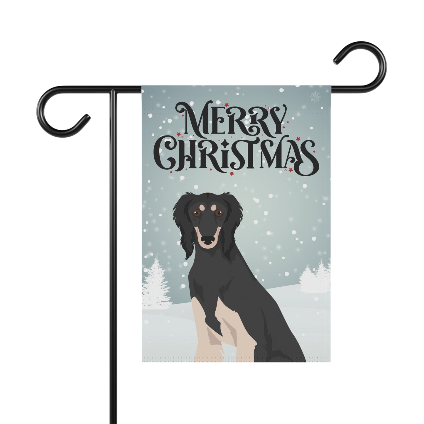 Saluki Dog Garden Flag