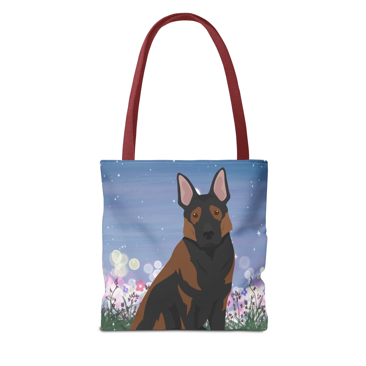 German Shepherd Dog Tote Bag 13x13