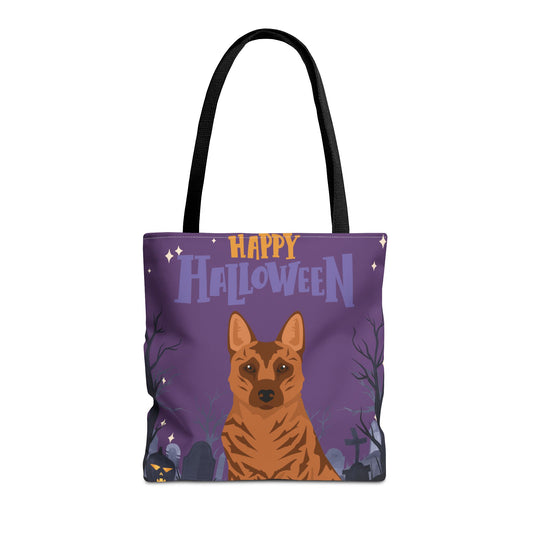 Kai Ken Dog Happy Halloween Tote Bag 16x16