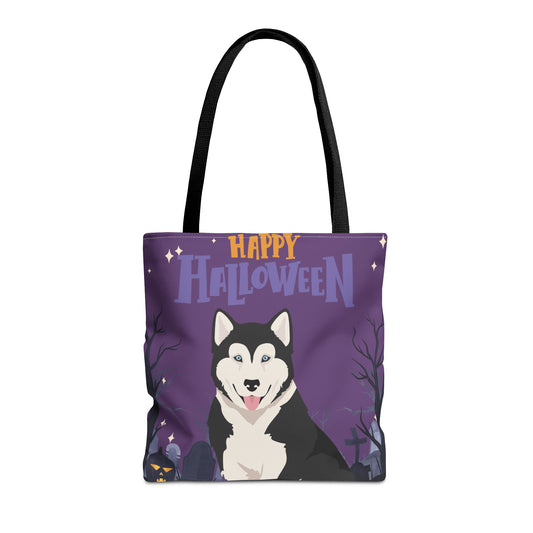 Canadian Inuit Dog Dog Happy Halloween Tote Bag 16x16