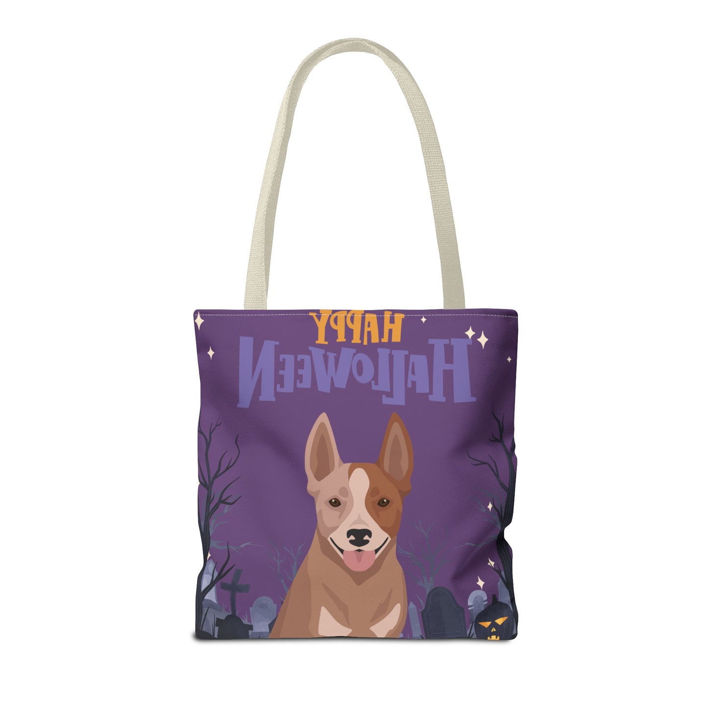 Australian Stumpy Tail Cattle Dog Dog Happy Halloween Tote Bag 16x16