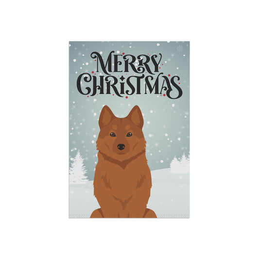 Finnish Spitz Dog Garden Flag