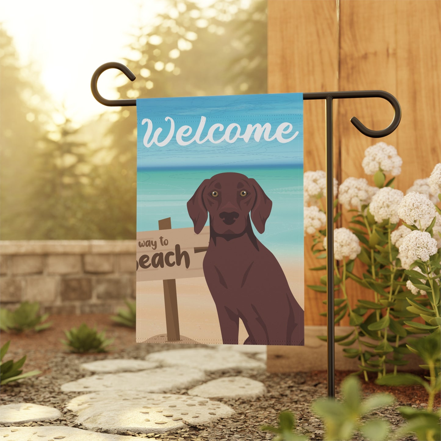 German Shorthaired Pointer Dog Garden Flag