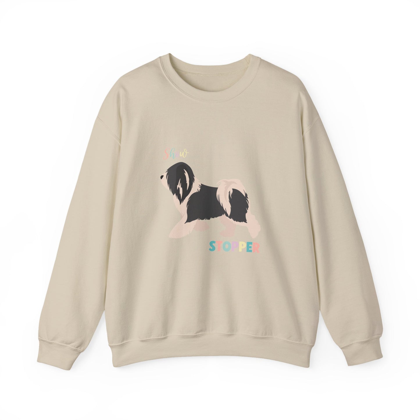 Tibetan Terrier Dog Unisex Heavy Blend Crewneck Sweatshirt
