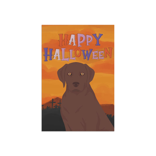 Labrador Retriever Dog Halloween Garden Flag