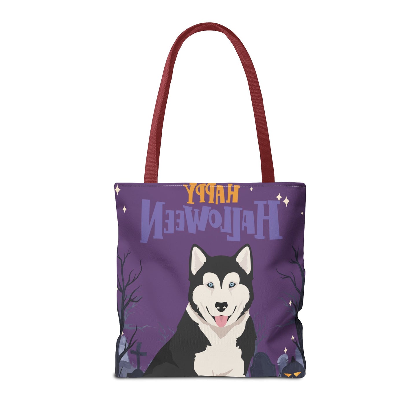 Canadian Inuit Dog Dog Happy Halloween Tote Bag 16x16