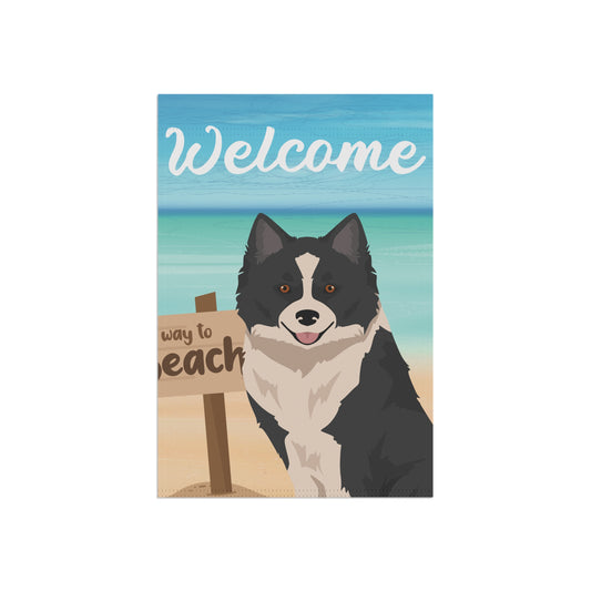 Nenets Herding Laika Dog Garden Flag