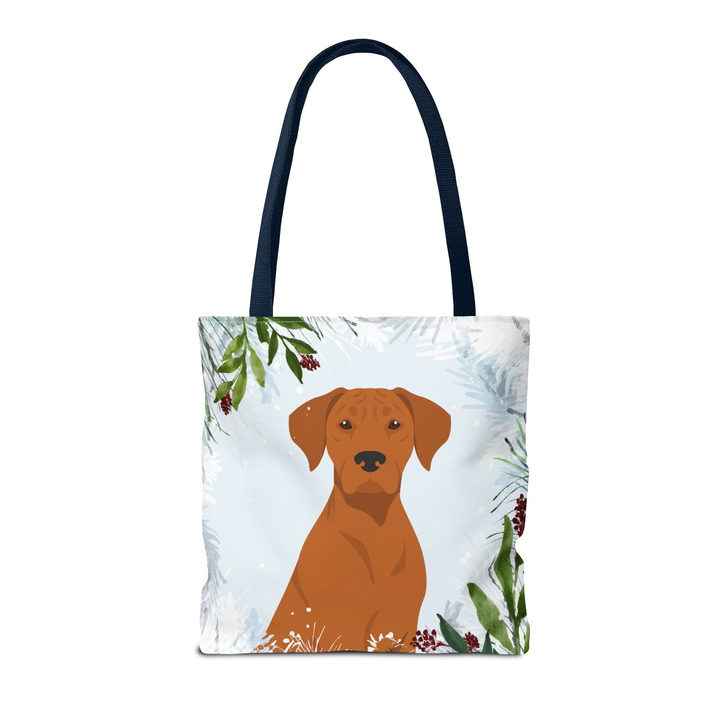 Rhodesian Ridgeback Dog Christmas Holiday Tote Bag 16x16