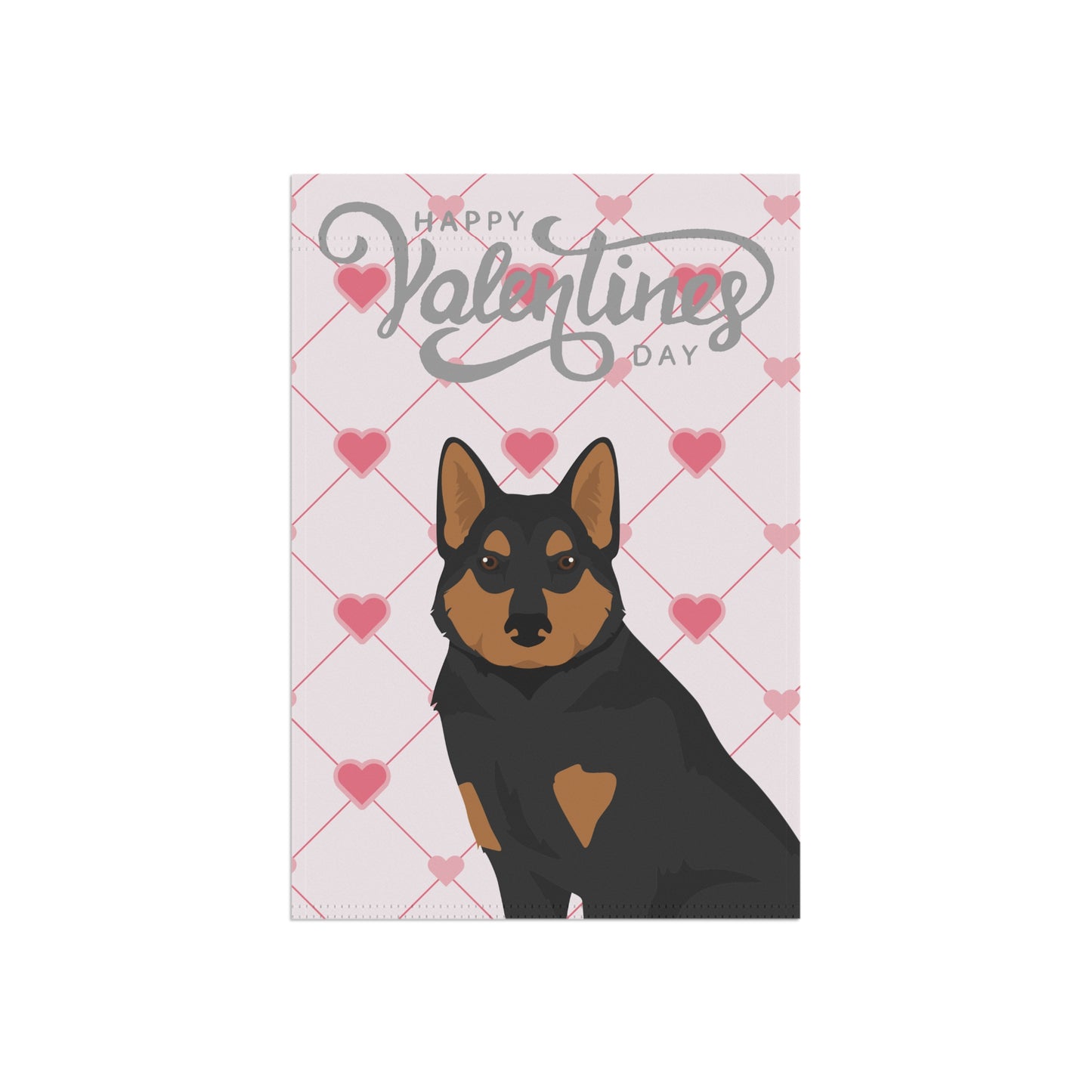 East Siberian Laika Dog Valentines Day Garden Flag
