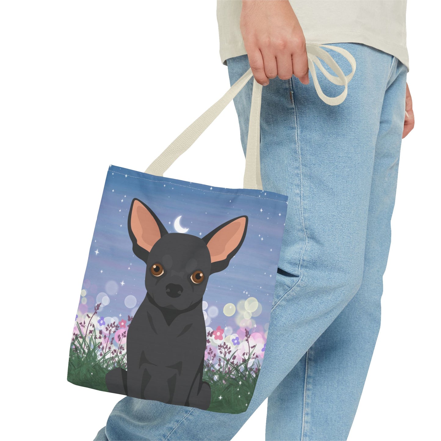 Chihuahua Dog Tote Bag 13x13