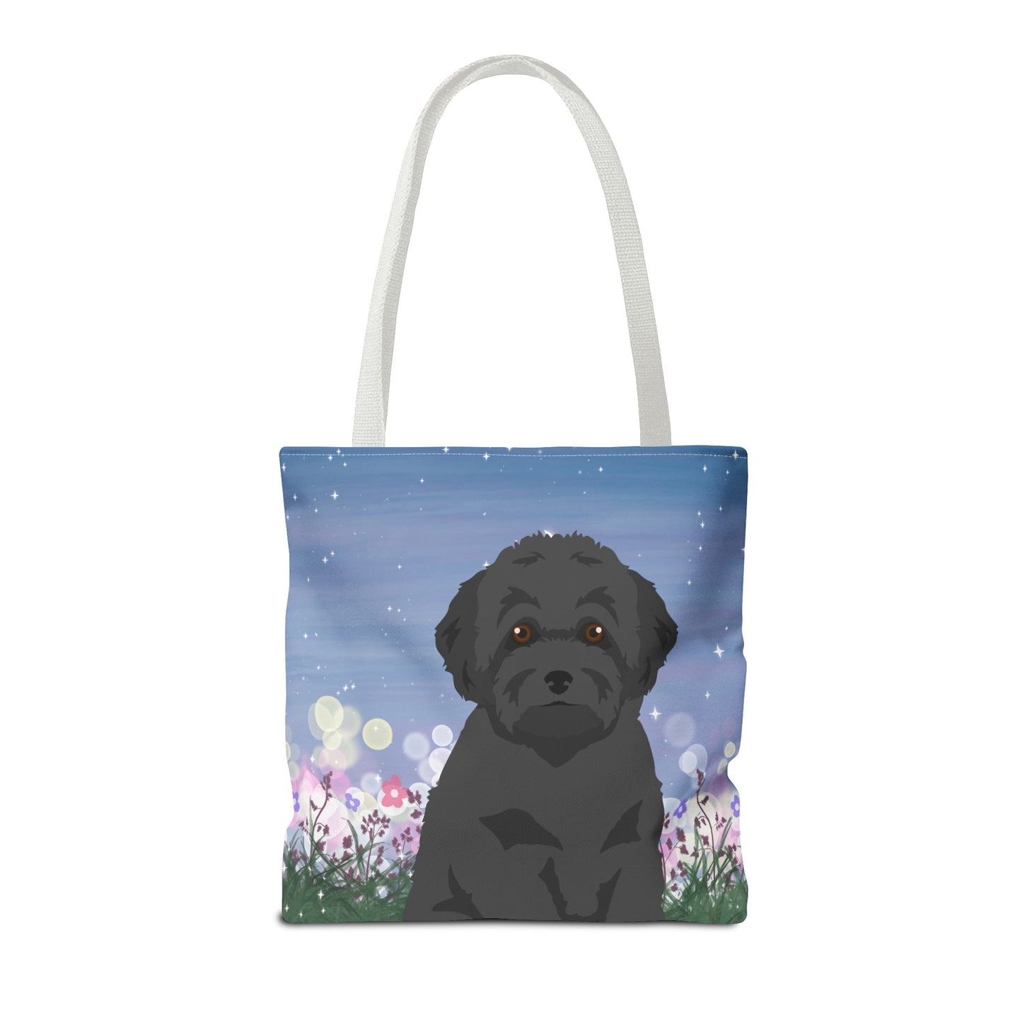 Toy Poodle Dog Tote Bag 16x16