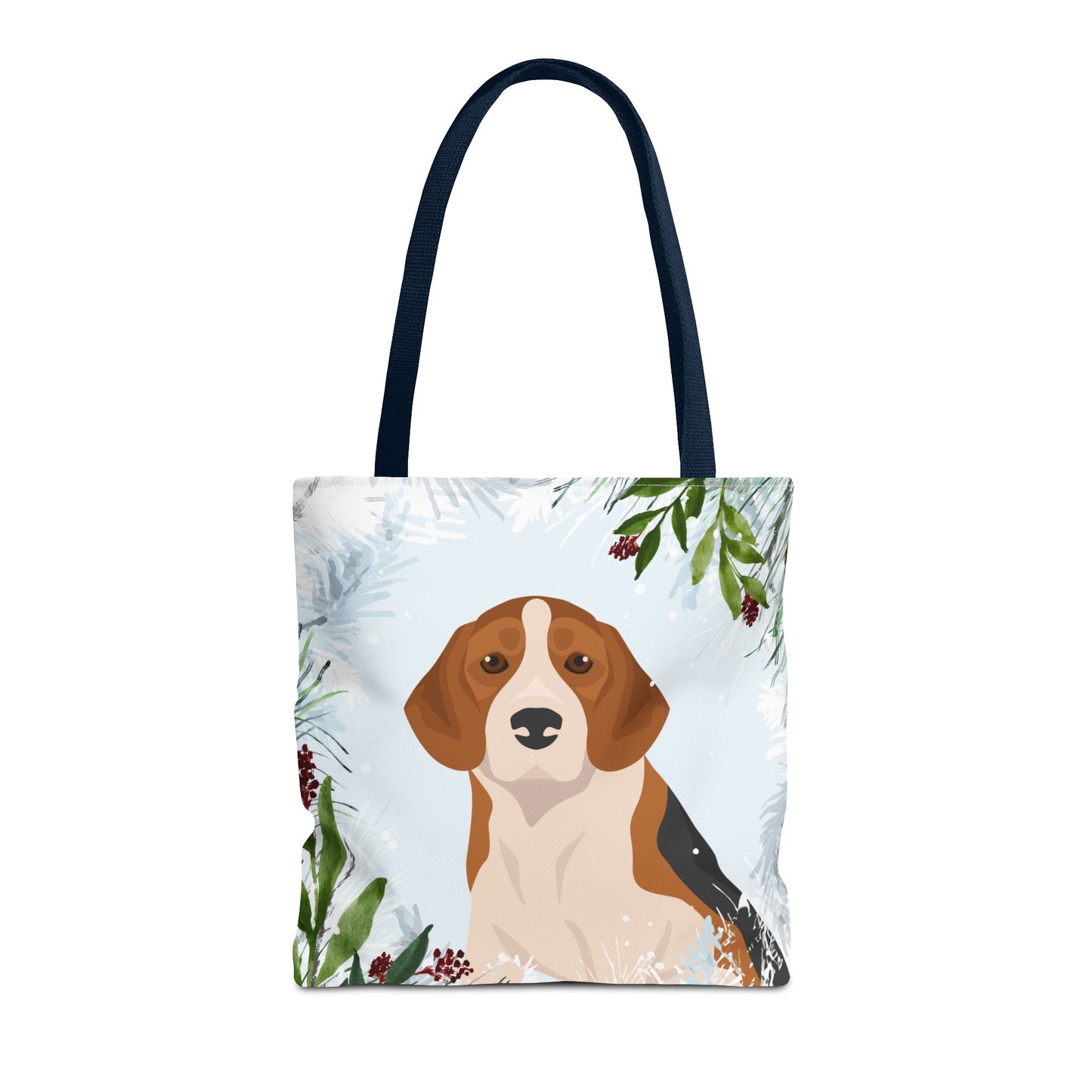 Beagle Dog Christmas Holiday Tote Bag 16x16
