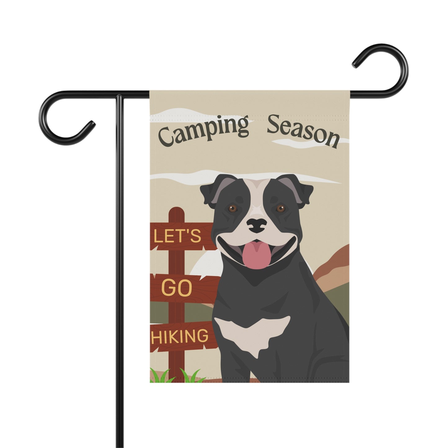 Staffordshire Bull Terrier Dog Camping Garden Flag