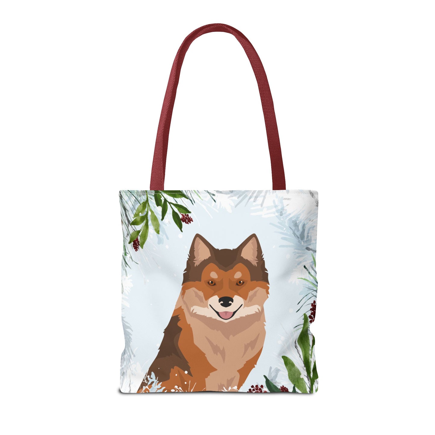 Nenets Herding Laika Dog Christmas Holiday Tote Bag 16x16
