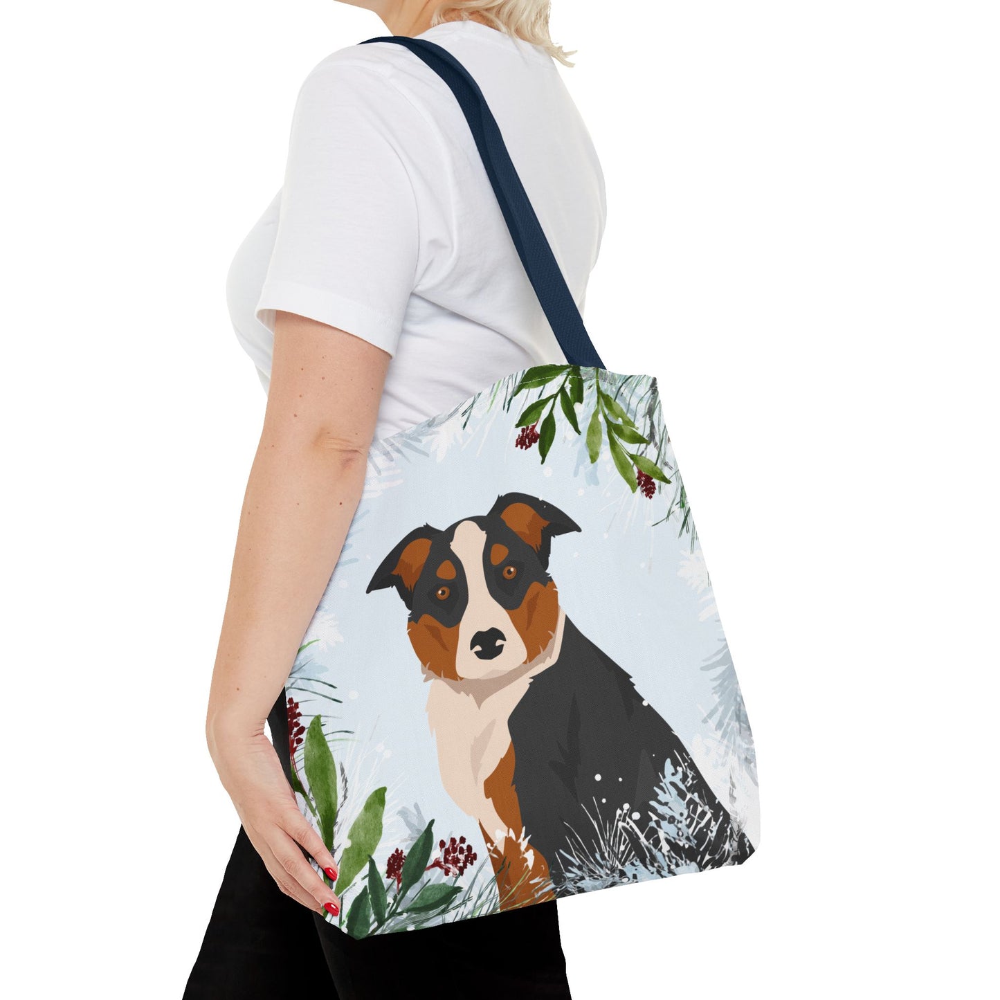 McNab Dog Christmas Holiday Tote Bag 16x16