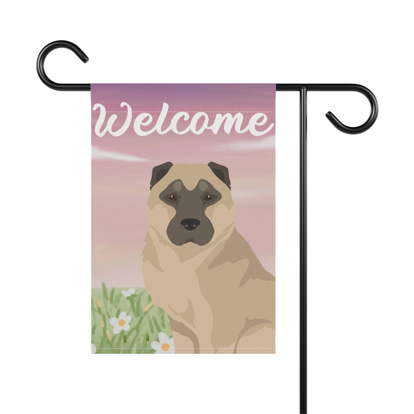 American Gampr Dog Welcome Garden Flag