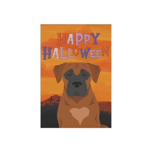 Boerboel Dog Halloween Garden Flag