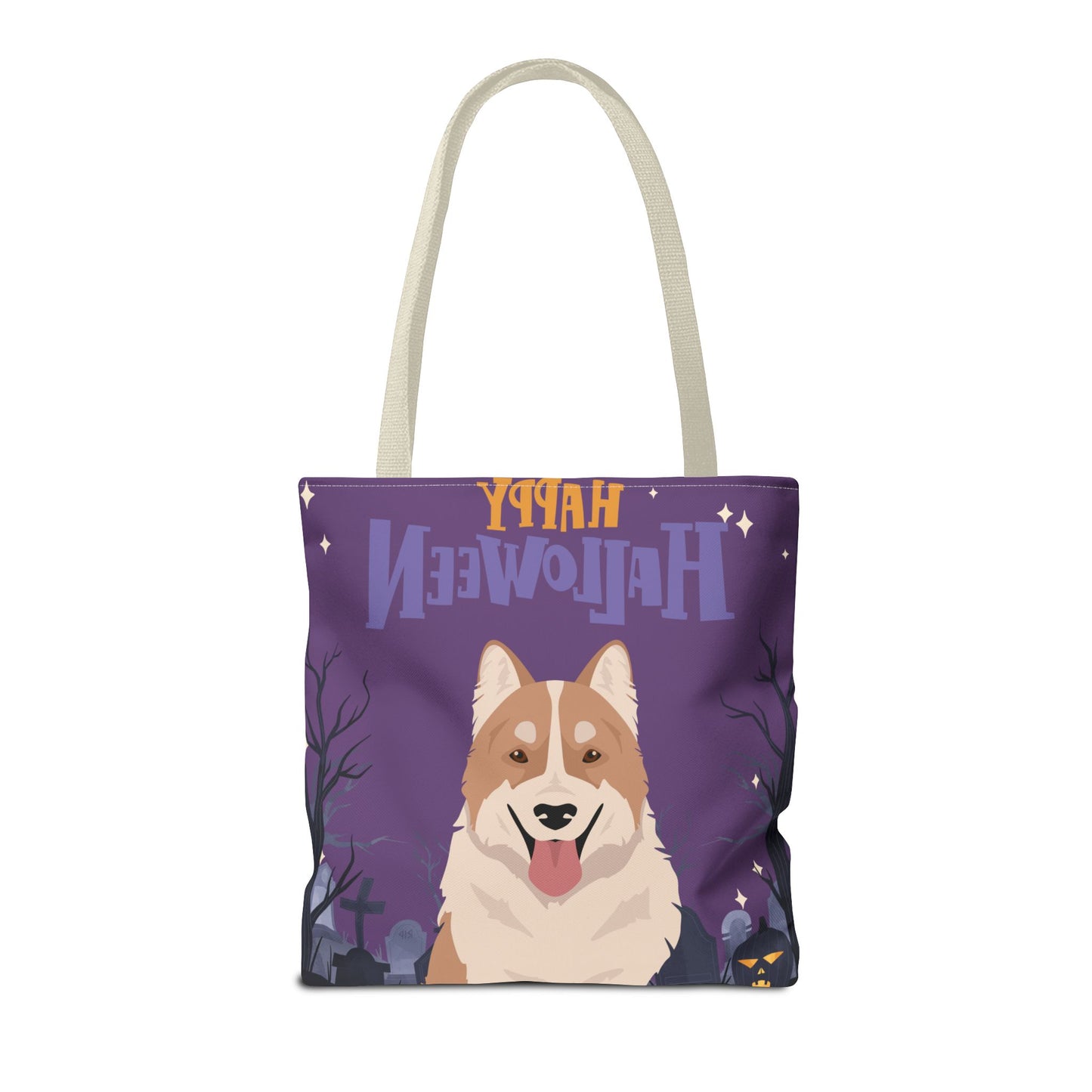 Thai Bangkaew Dog Dog Happy Halloween Tote Bag 16x16