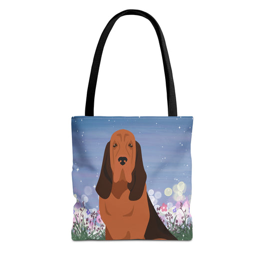 Bloodhound Dog Tote Bag 13x13