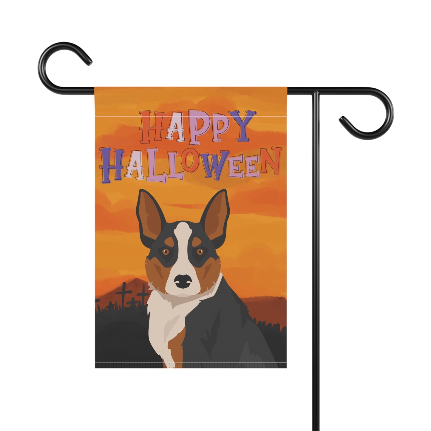 McNab Dog Halloween Garden Flag