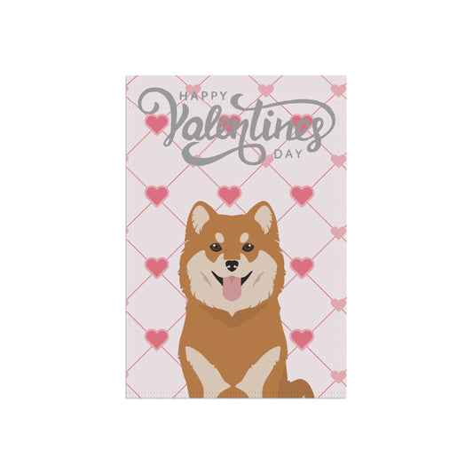 Finnish Lapphund Dog Valentines Day Garden Flag