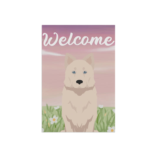 Yakutian Laika Dog Welcome Garden Flag