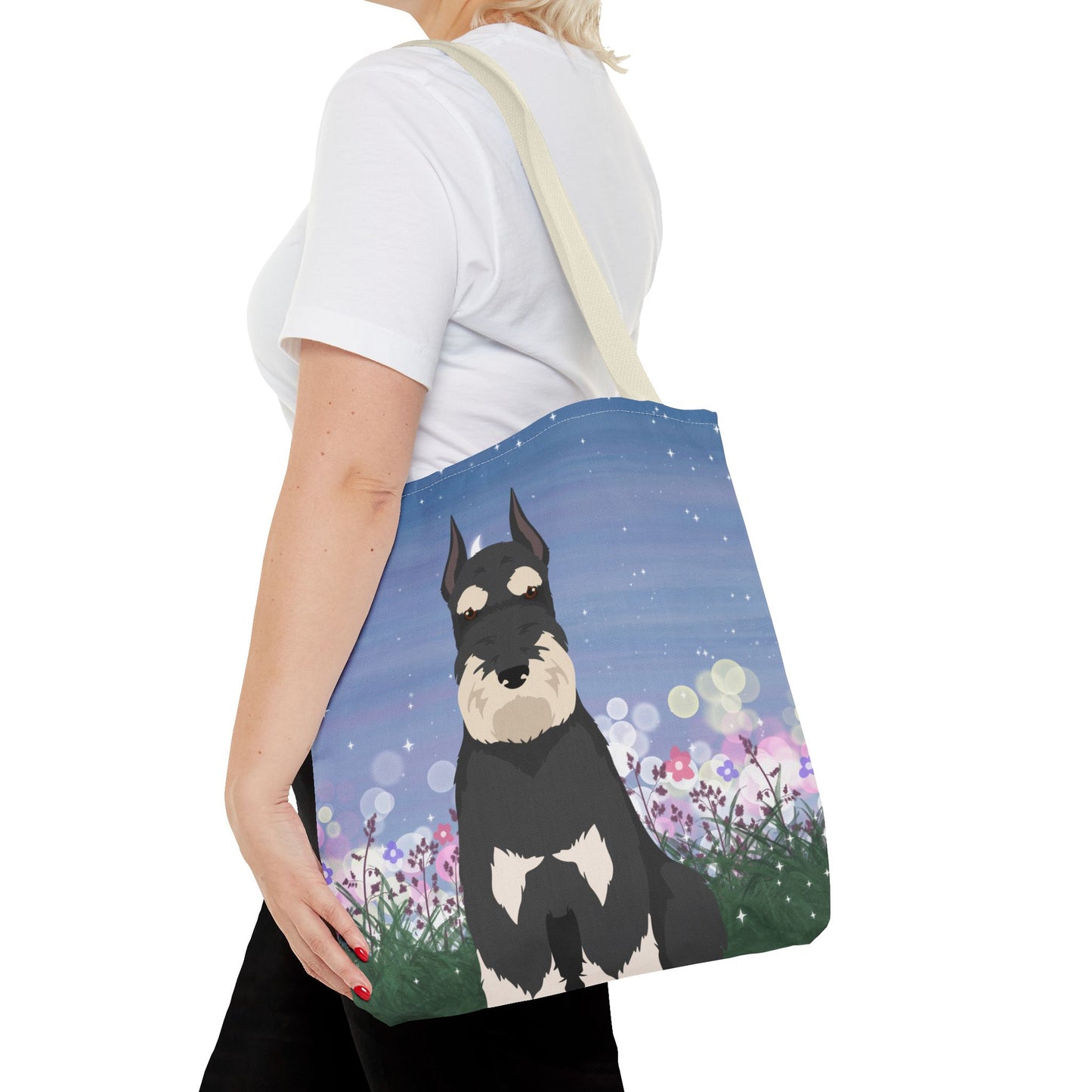 Schnauzer Dog Tote Bag 16x16