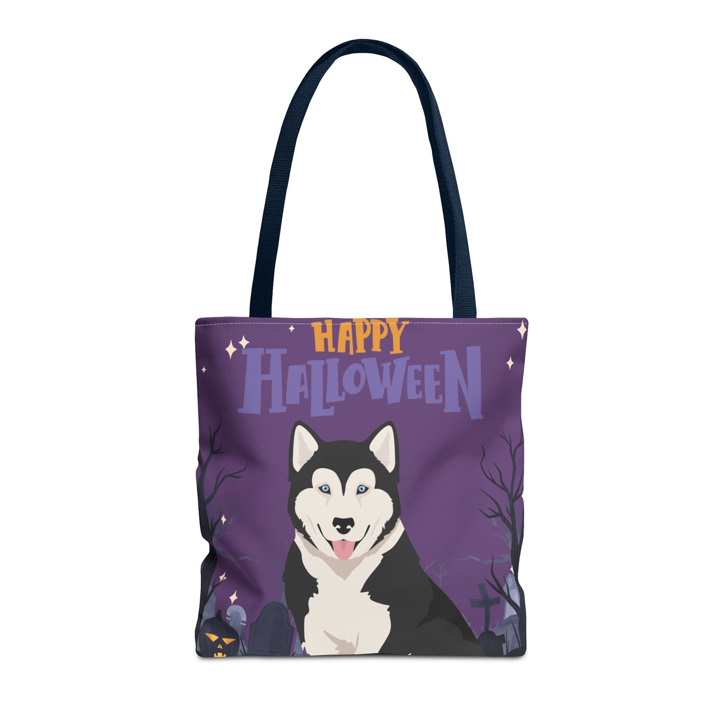 Canadian Inuit Dog Dog Happy Halloween Tote Bag 16x16