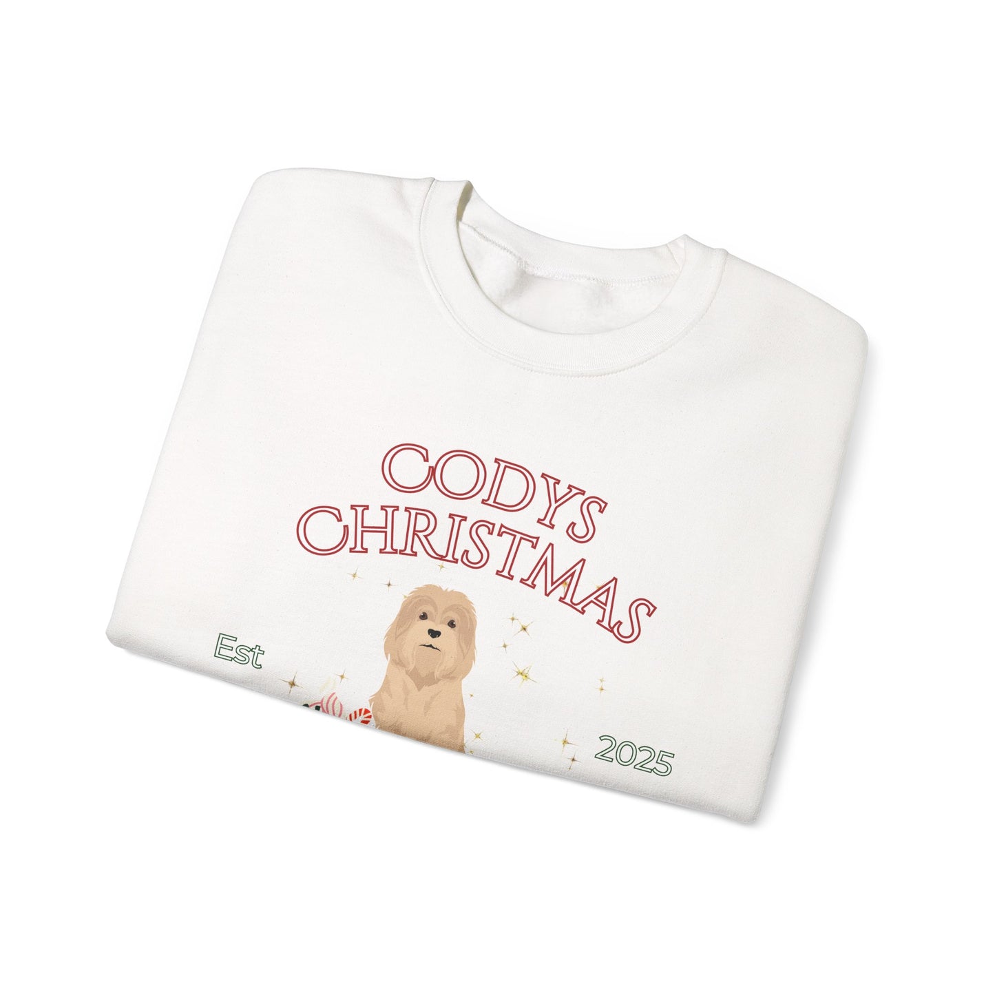 Lowchen Dog Christmas Social Club Unisex Heavy Blend Crewneck Sweatshirt Custom Name