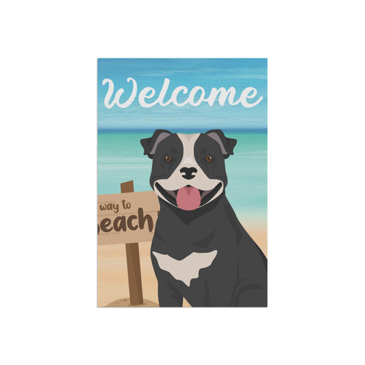 Staffordshire Bull Terrier Dog Garden Flag