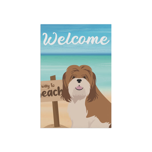 Lhasa Apso Dog Garden Flag