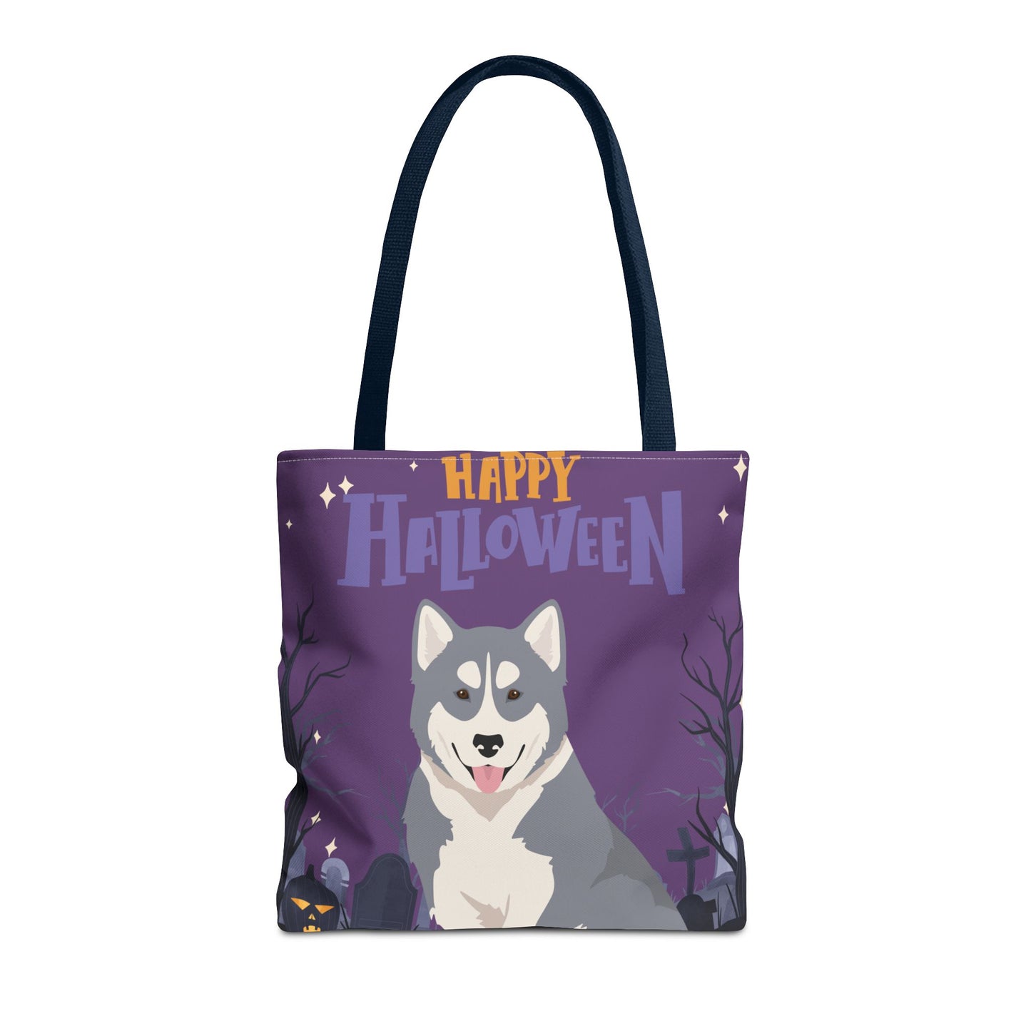 Canadian Inuit Dog Dog Happy Halloween Tote Bag 16x16