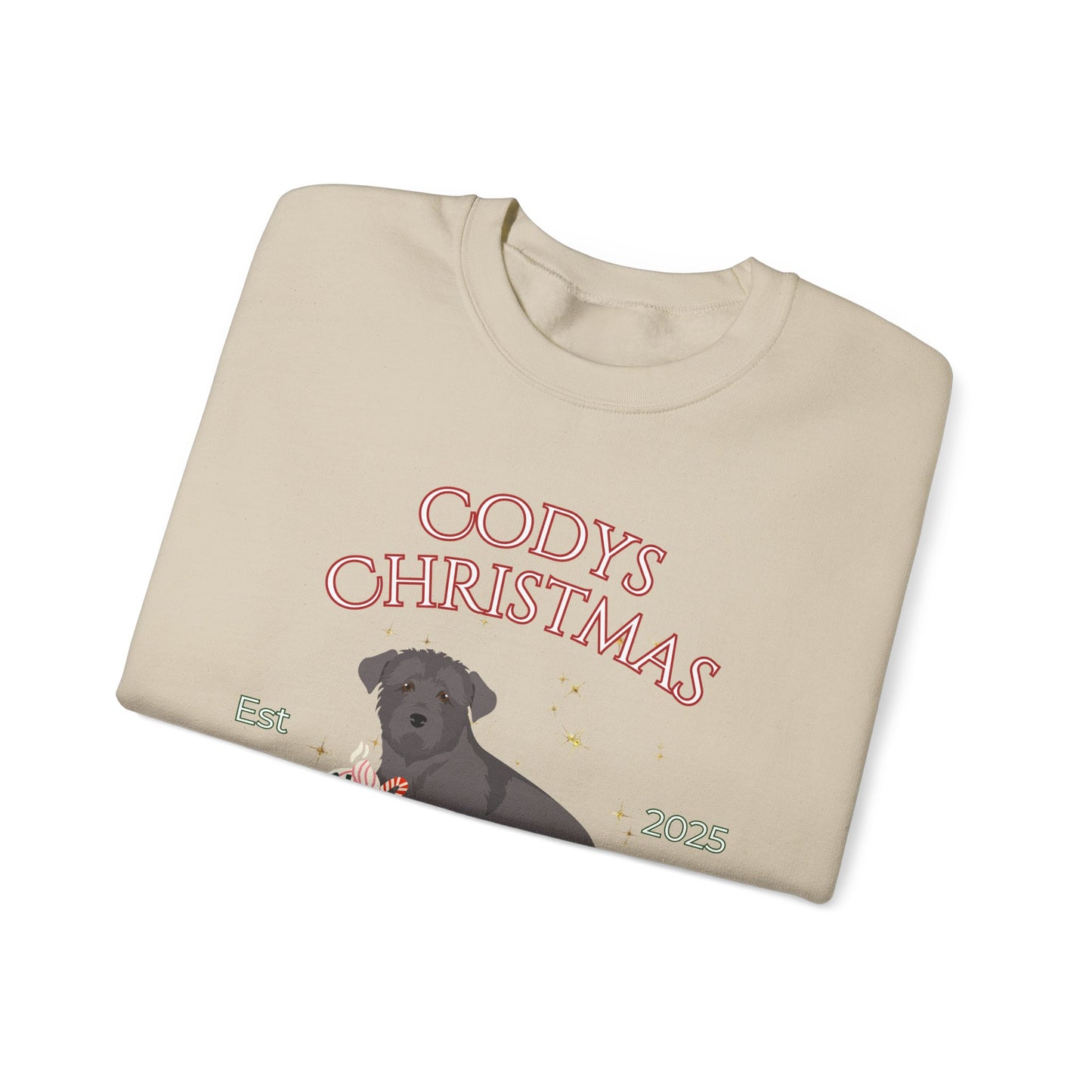 Glen Of Imaal Terrier Dog Christmas Social Club Unisex Heavy Blend Crewneck Sweatshirt Custom Name