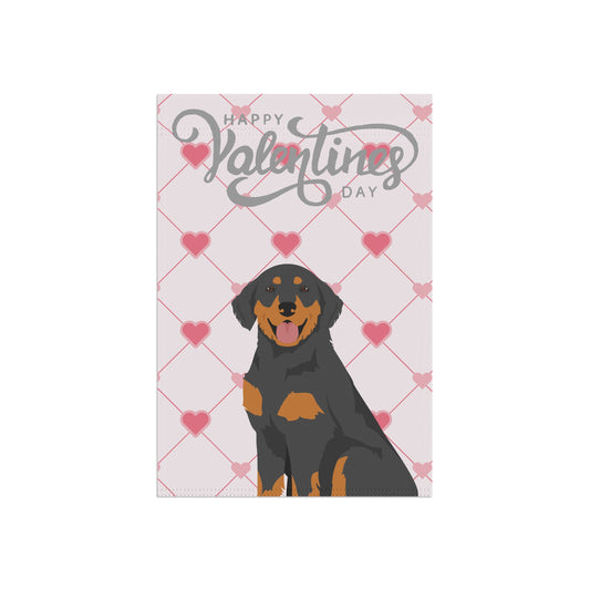 Hovawart Dog Valentines Day Garden Flag