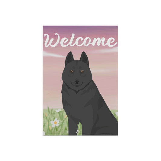 Siberian Husky Dog Welcome Garden Flag