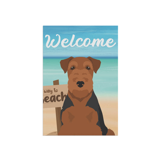 Welsh Terrier Dog Garden Flag