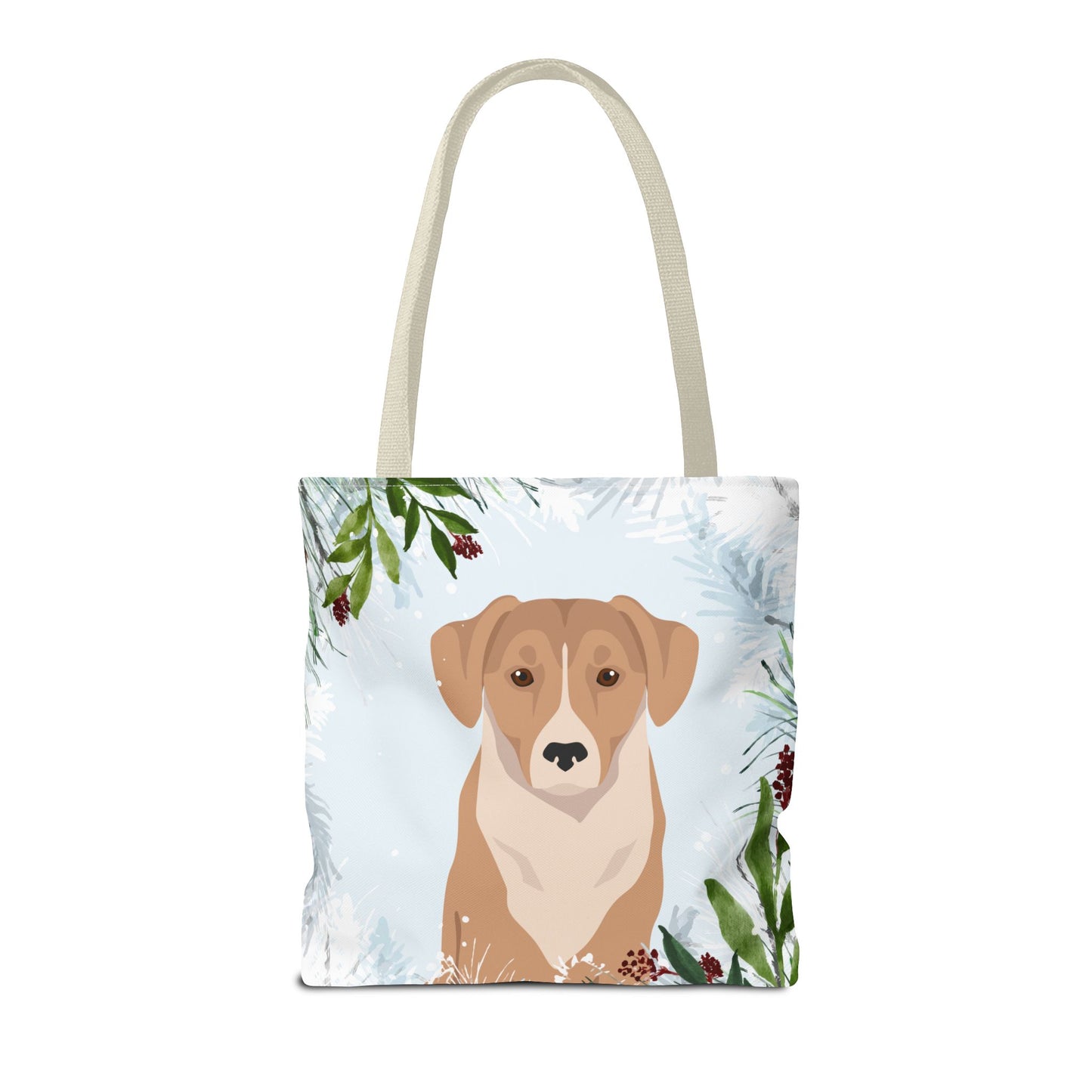 Austrian Pinscher Dog Christmas Holiday Tote Bag 16x16