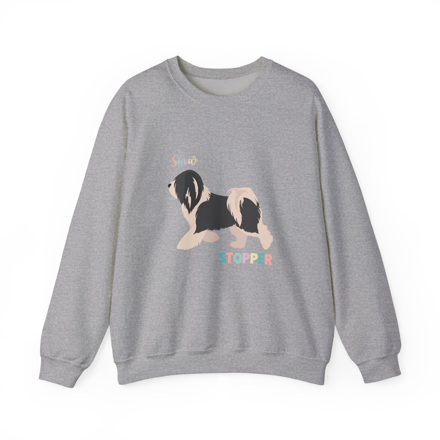 Tibetan Terrier Dog Unisex Heavy Blend Crewneck Sweatshirt