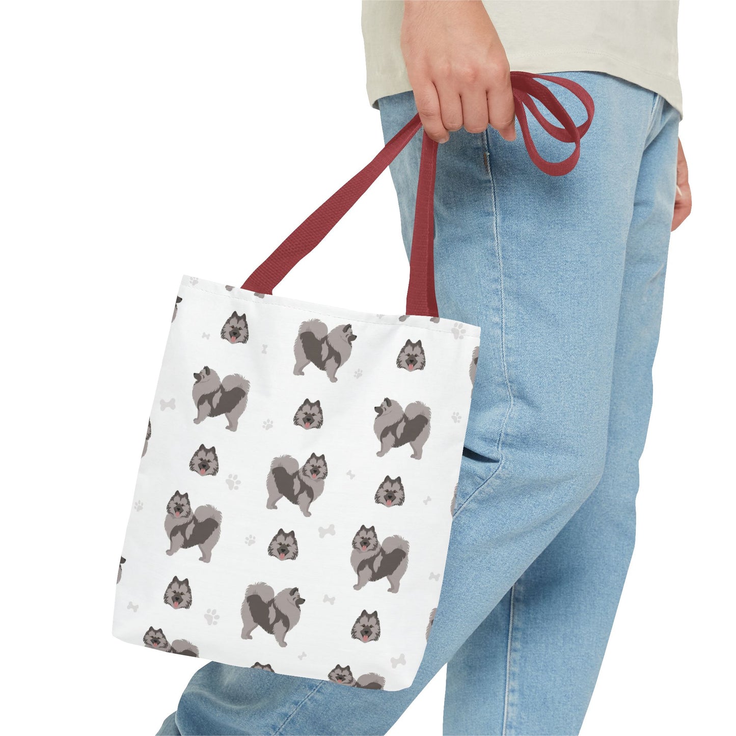 Keeshond Dog Tote Bag, Keeshond Dog Mom Gift