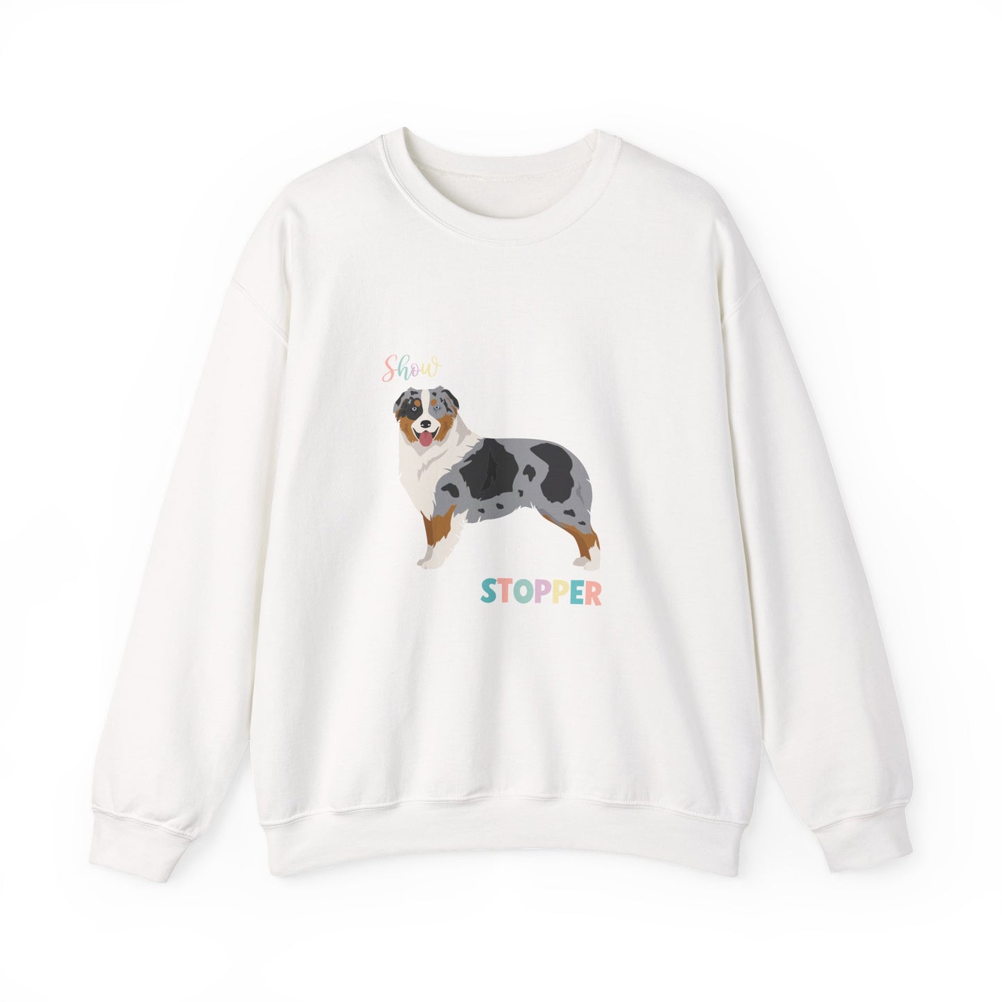 Australian Shepherd Dog Unisex Heavy Blend Crewneck Sweatshirt