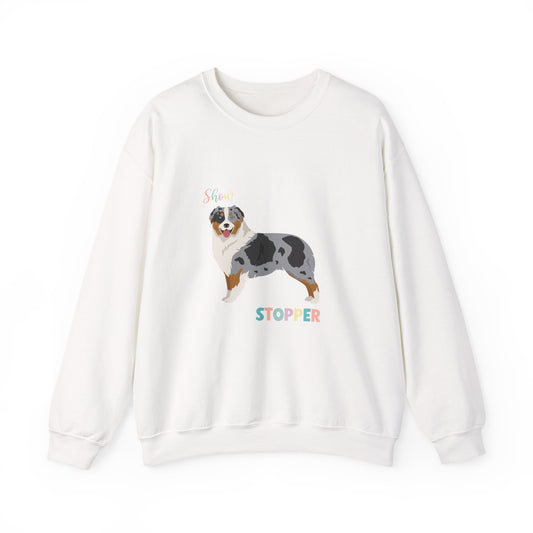 Australian Shepherd Dog Unisex Heavy Blend Crewneck Sweatshirt