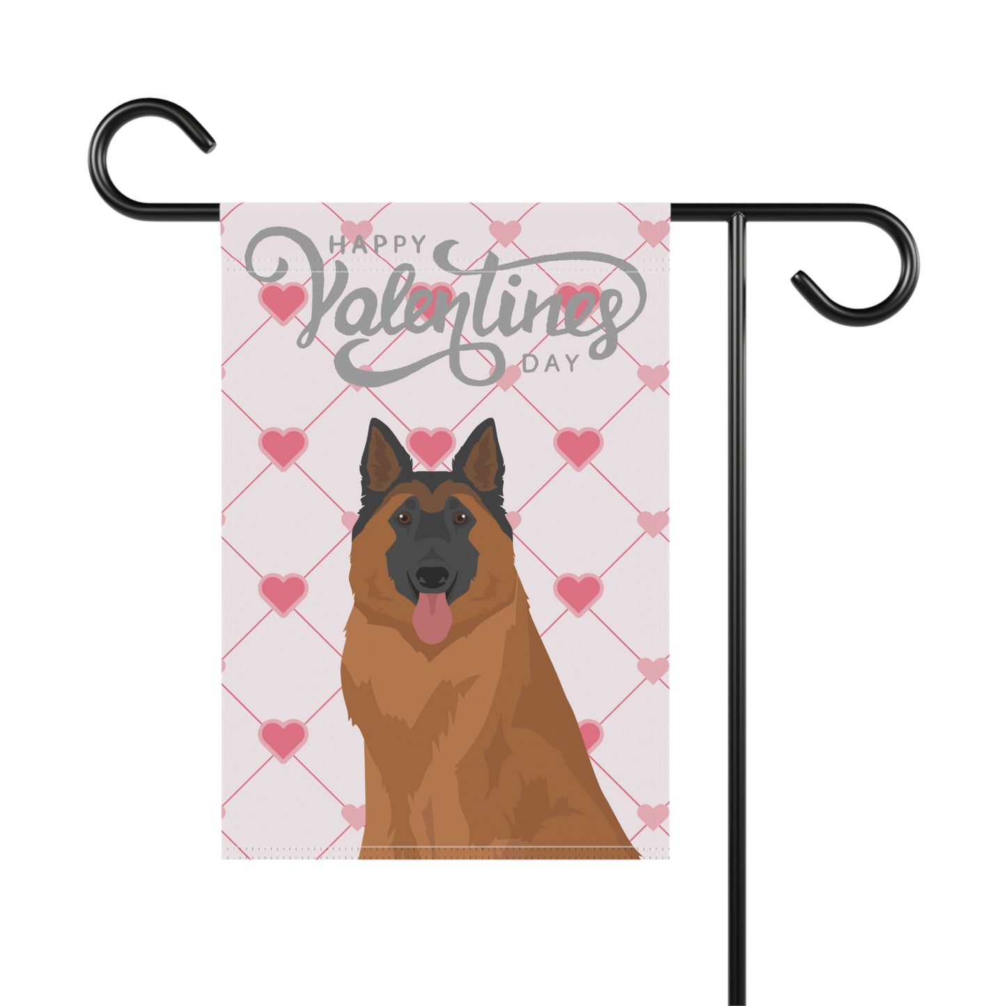 Belgian Tervuren Dog Valentines Day Garden Flag